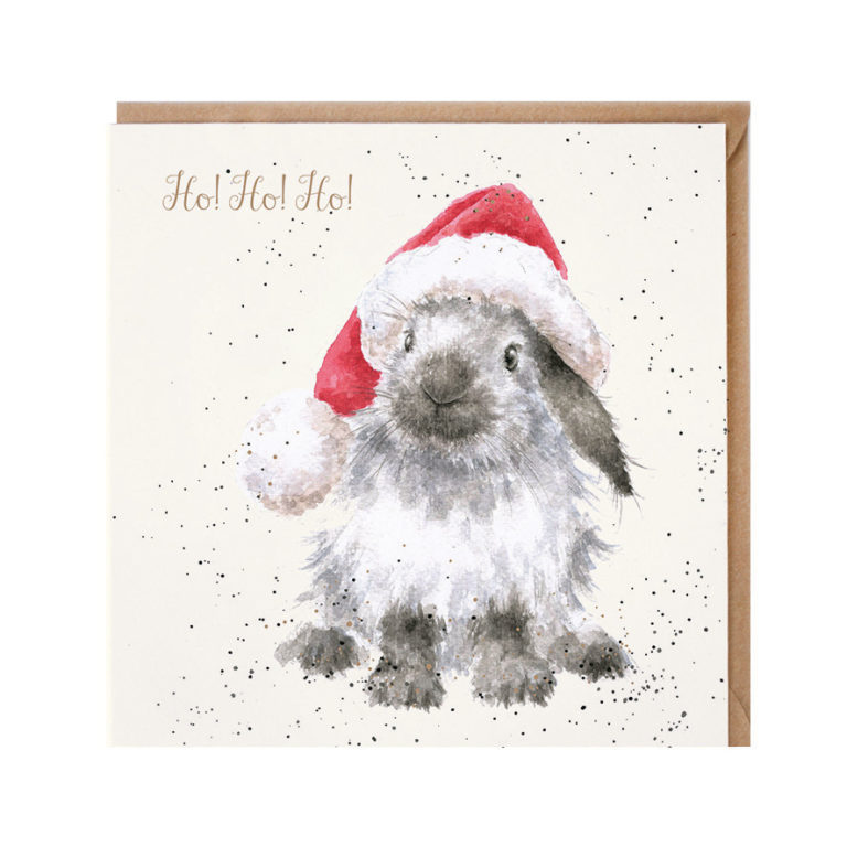Geschenkverpackung inklusive Weihnachtskarte “Ho! Ho! Ho!”