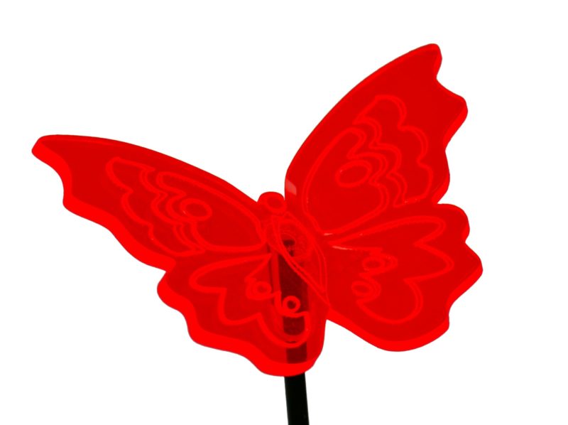 Sonnenfänger Schmetterling Kleine Eule, rot