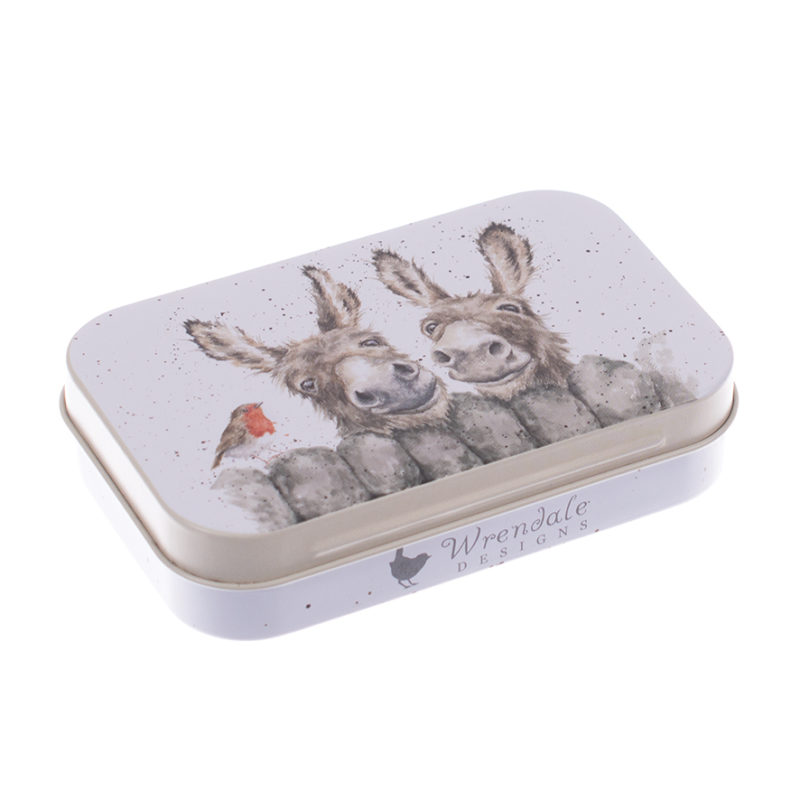 Minidose Hee Haw mit Eseln von Wrendale Designs