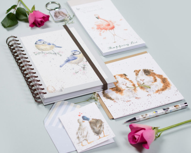 Kugelschreiber Garden Birds und Notizbuch Bluetits von Wrendale Designs